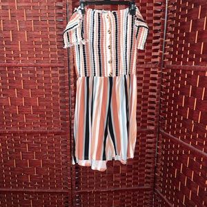 Off the shoulder romper